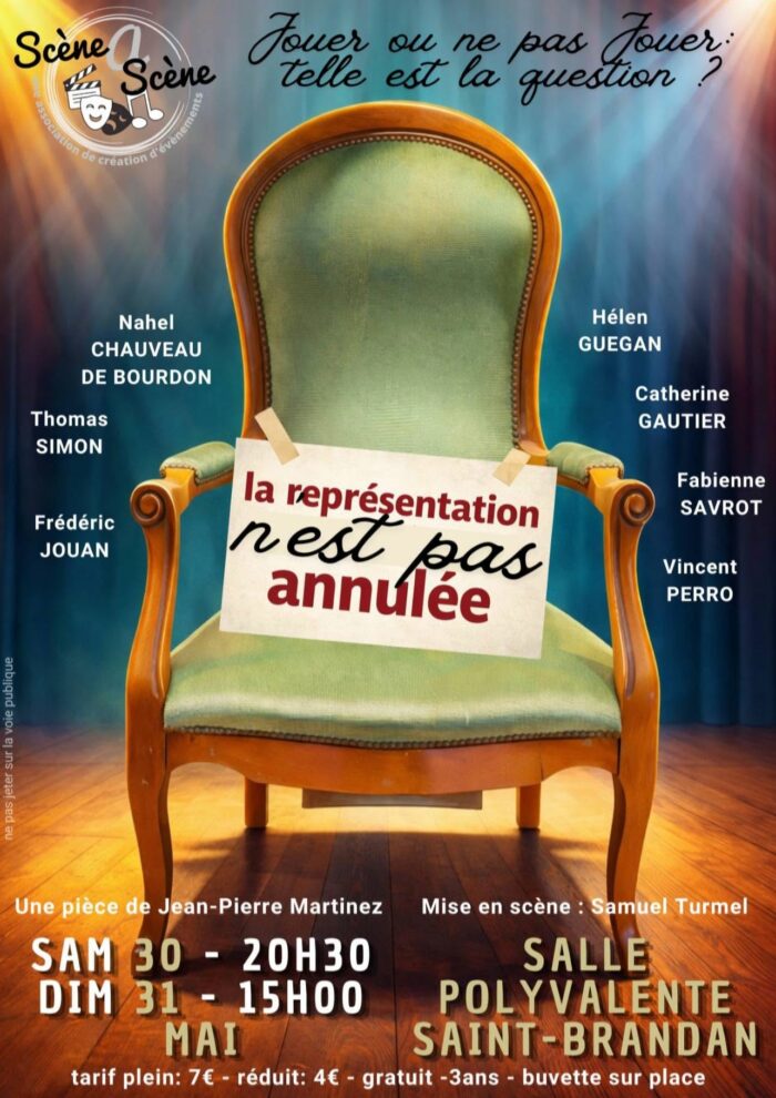 Affiche : La représentation n’est pas annulée